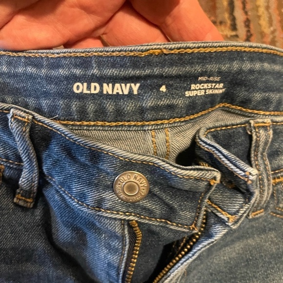 Set Of 3 Old Navy H&M Jeans Pants Shorts Blue Denim Size 4 - Picture 3 of 14